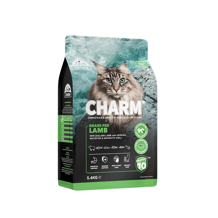 CHARM - Grass-Fed Lamb – Kornfrit kattefoder med frisk lam