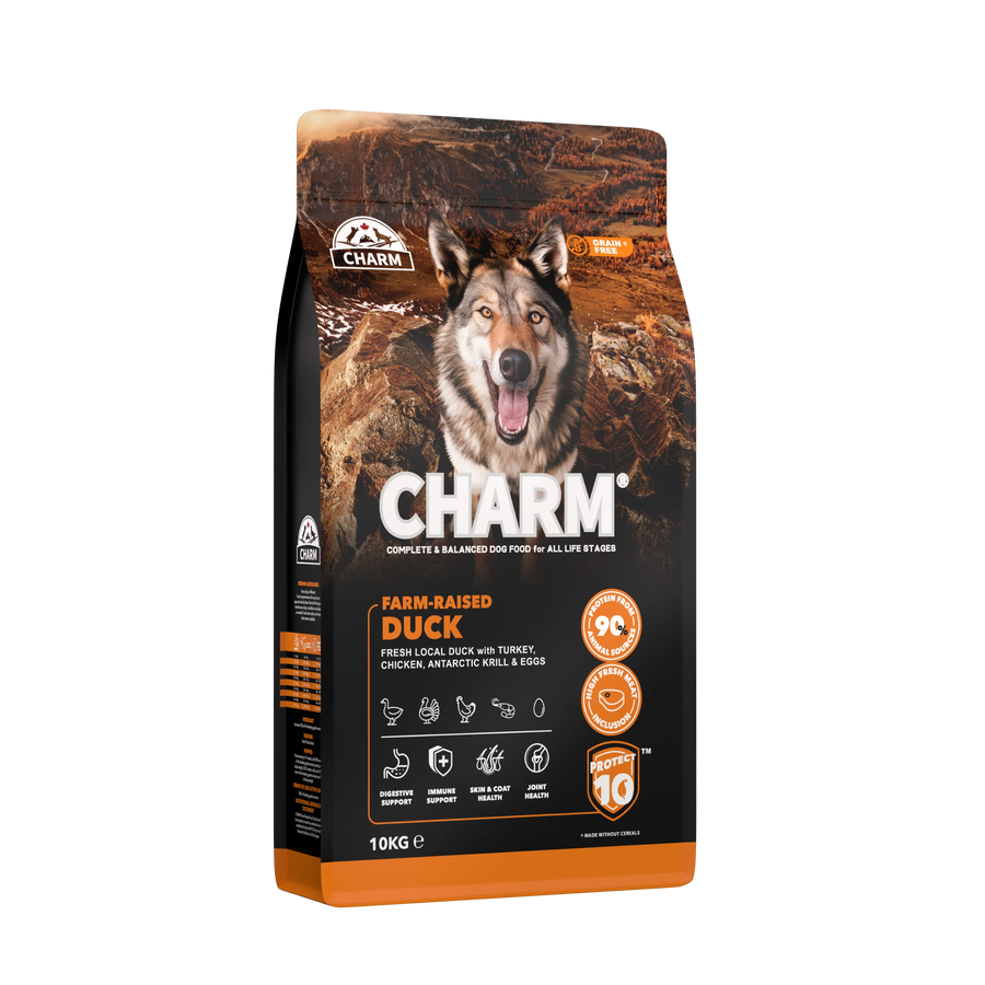 CHARM -  Farm-Raised Duck - Kornfrit hundefoder med gårdopdrættet and