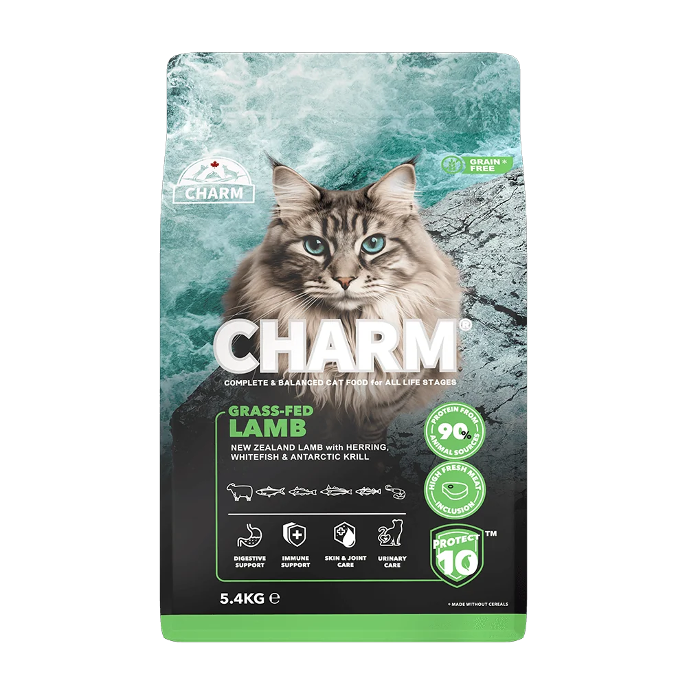 CHARM - Grass-Fed Lamb – Kornfrit kattefoder med frisk lam