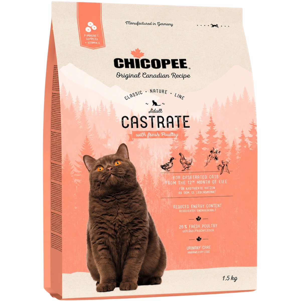 Chicopee Cat Classic Nature Line - Adult Castrate, Fresh Poultry