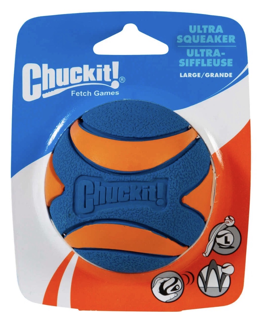 Ultra Squeaker Ball med PIV - Chuck It!