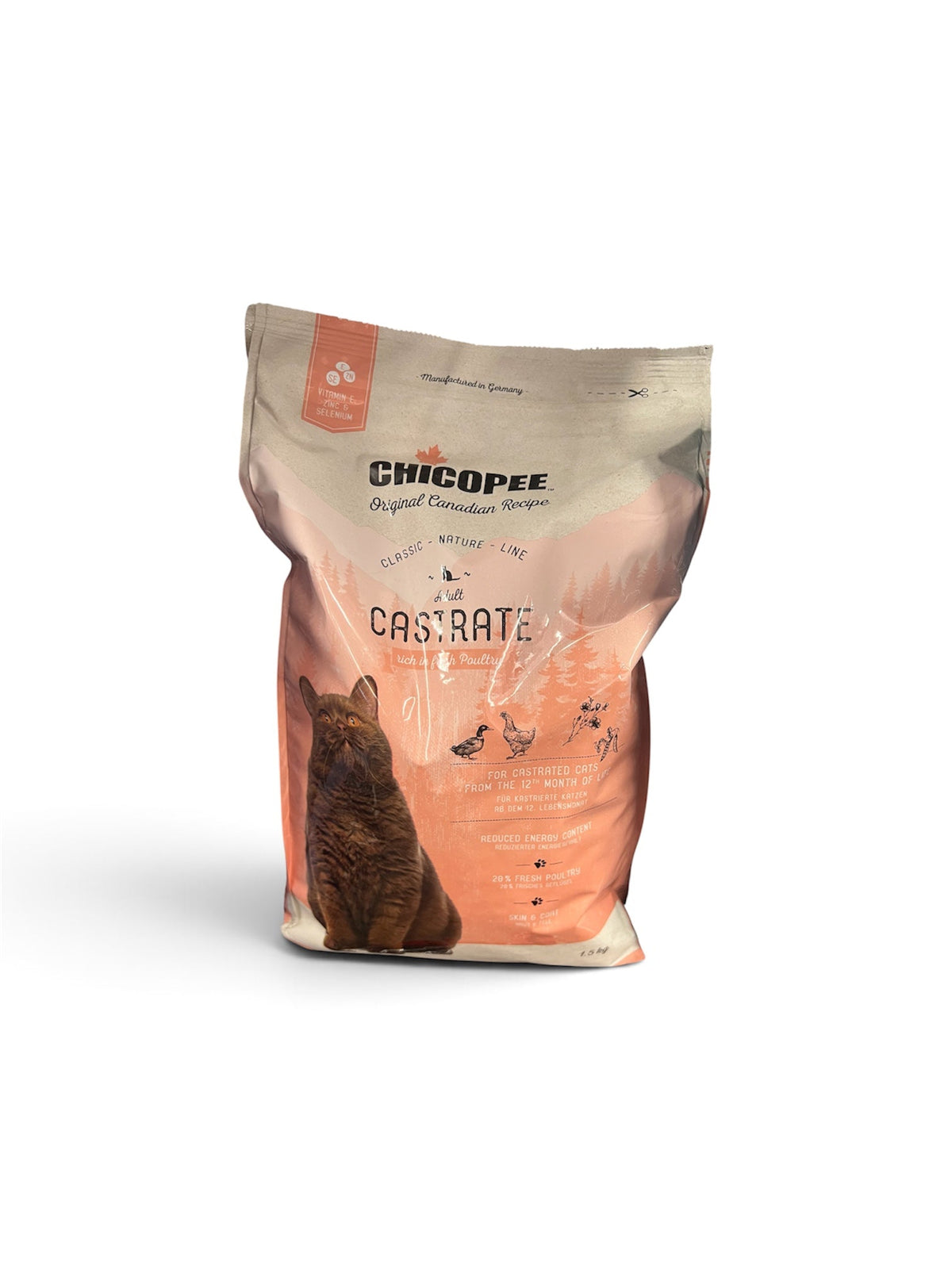 Chicopee Cat Classic Nature Line - Adult Castrate, Fresh Poultry