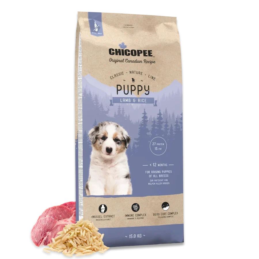 Chicopee Classic Nature Line - Puppy, Lamb & Rice 15 kg