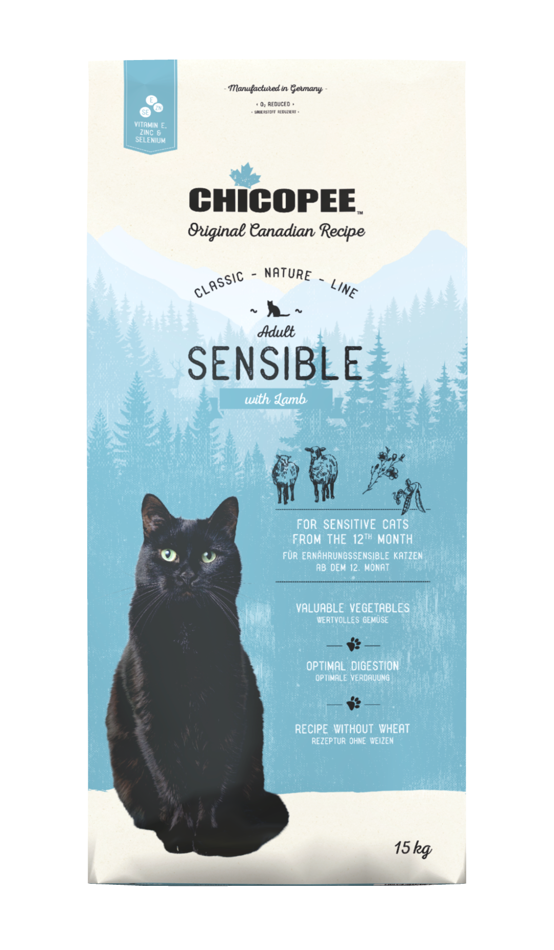 Chicopee Cat Classic Nature Line - Adult Cat Sensible, Lamb