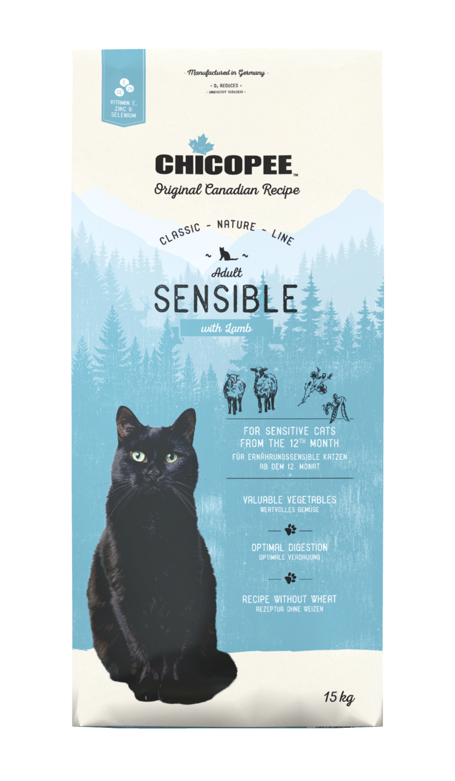 Chicopee Cat Classic Nature Line - Adult Cat Sensible, Lamb
