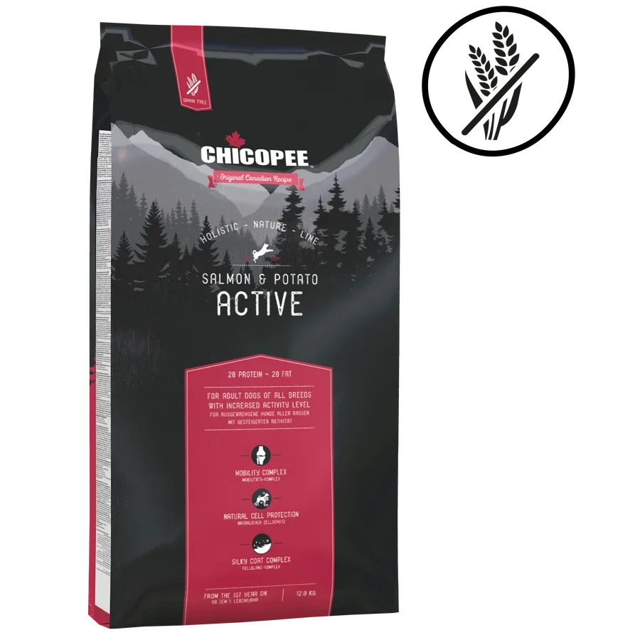 Chicopee Holistic Nature Line - Active, Salmon & Potato 2 kg