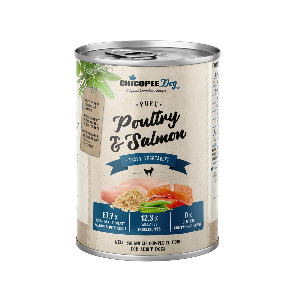 Chicopee Dog Adult - Poultry & Salmon 12 x 400 gram
