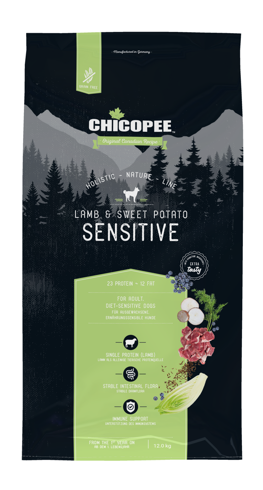 Sensitive Adult Lamb & Sweet Potato 2 kg - Chicopee Holistic Nature Line