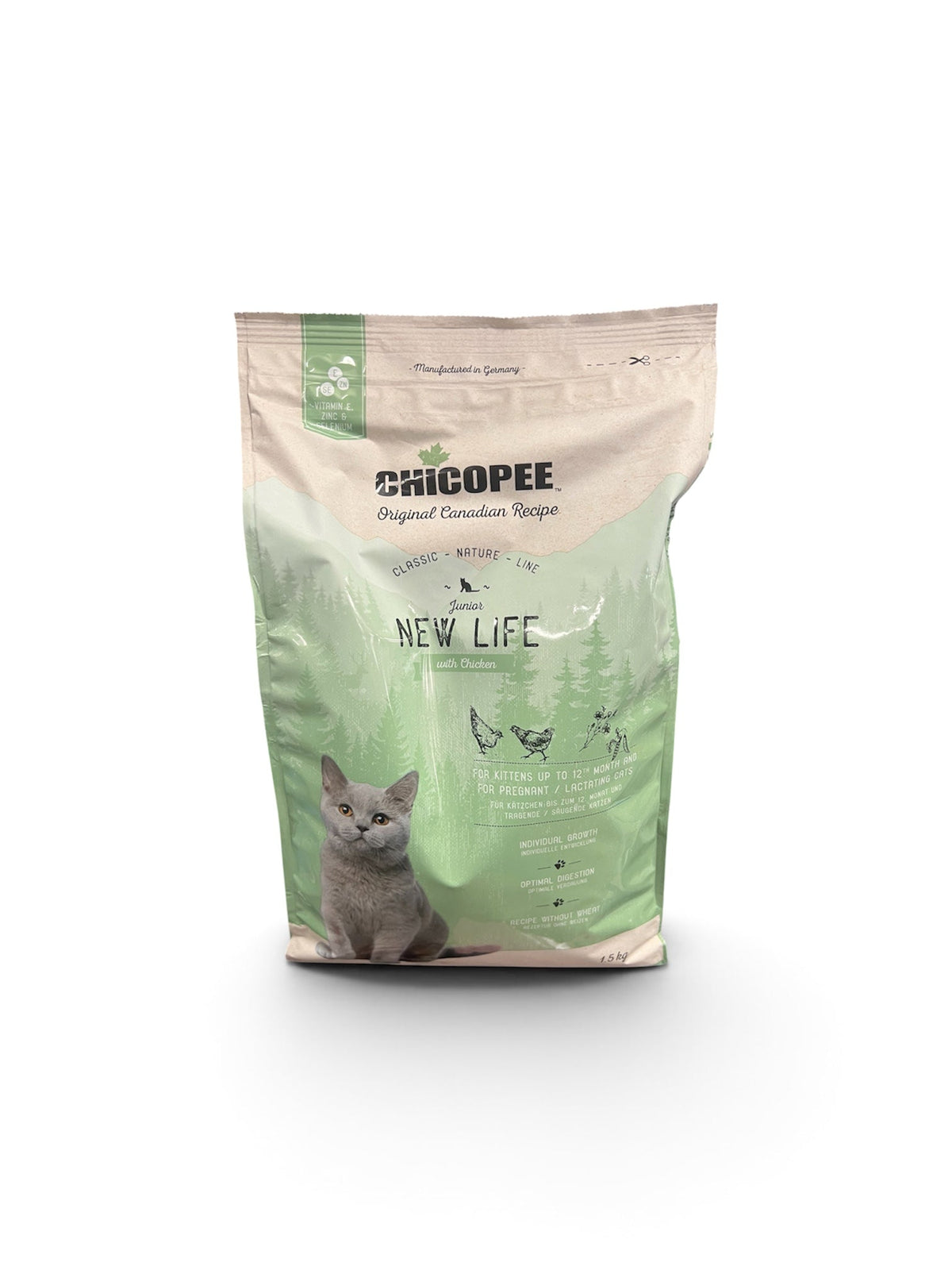 Chicopee Cat Classic Nature Line - New Life, Chicken