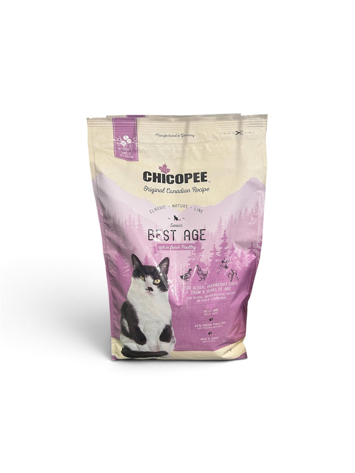 Chicopee Cat Classic Nature Line - Senior Best Age, Poultry