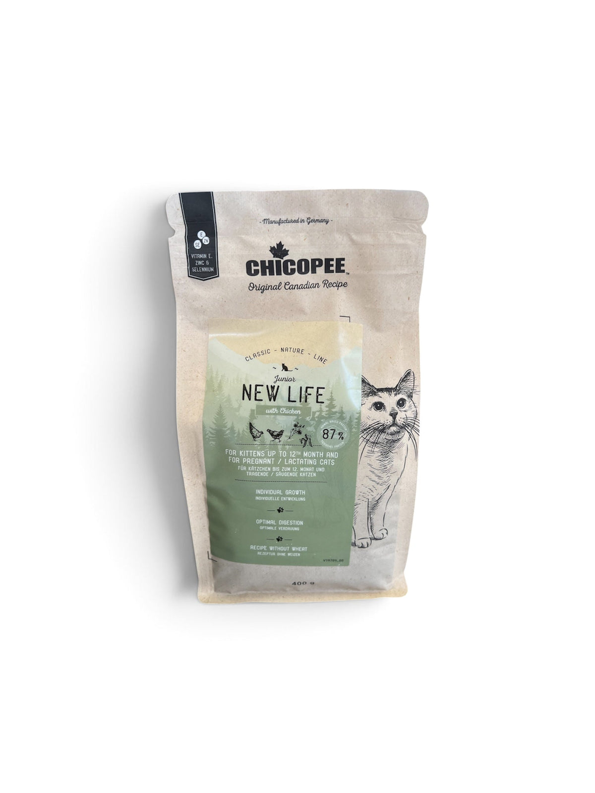 Chicopee Cat Classic Nature Line - New Life, Chicken