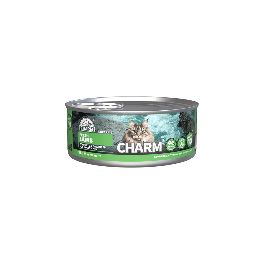 CHARM - Grass-Fed Lamb Soft Paté – vådfoder til kat med lam