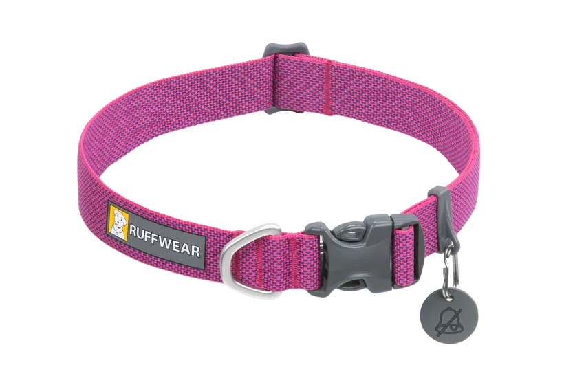 Hi & Light halsbånd - Ruffwear Pink