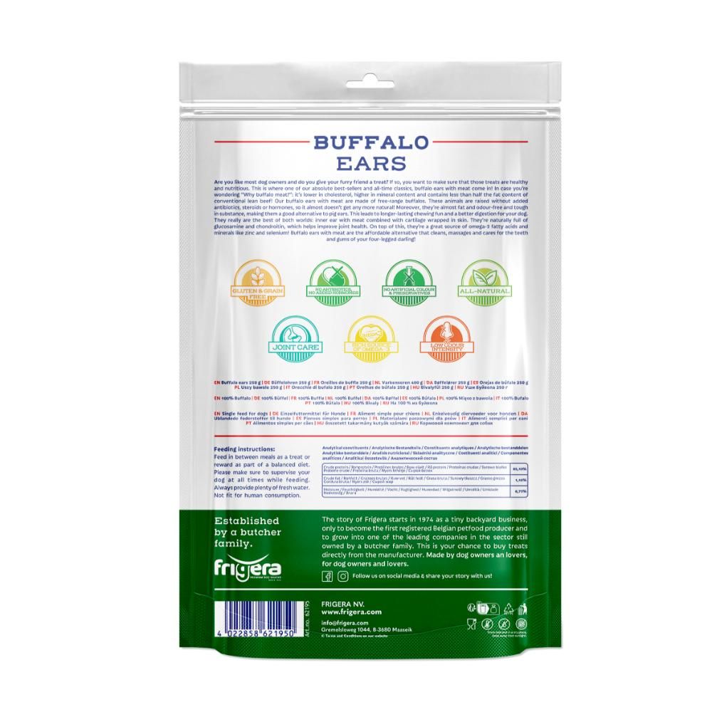 Naturel Dog Chews Bøffel ører 250 g