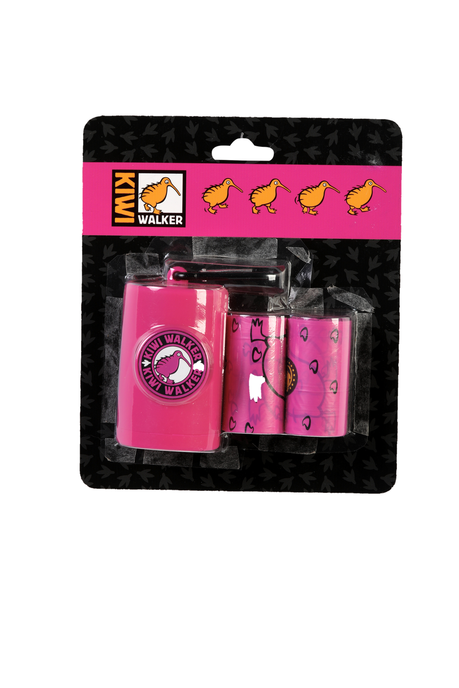 Kiwi Walker Etui til hundeposer - PINK