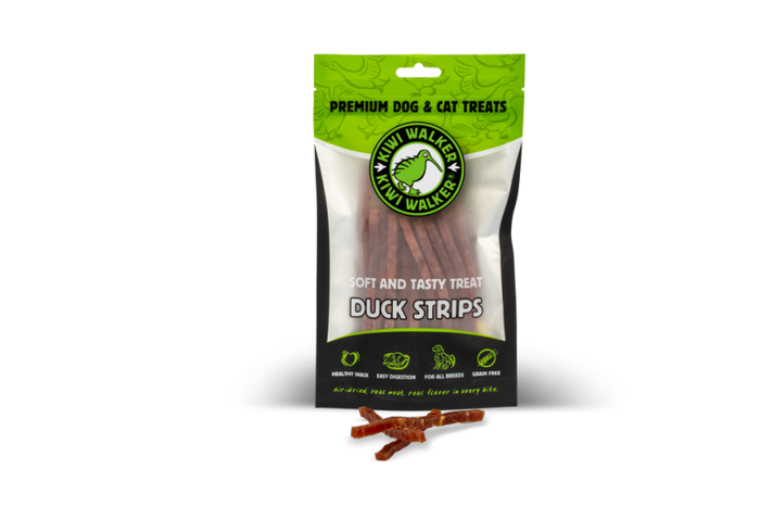 Duck Strips (Soft and Tasty Treat) - Premium Dog & Cat Treats - Kiwi Walker