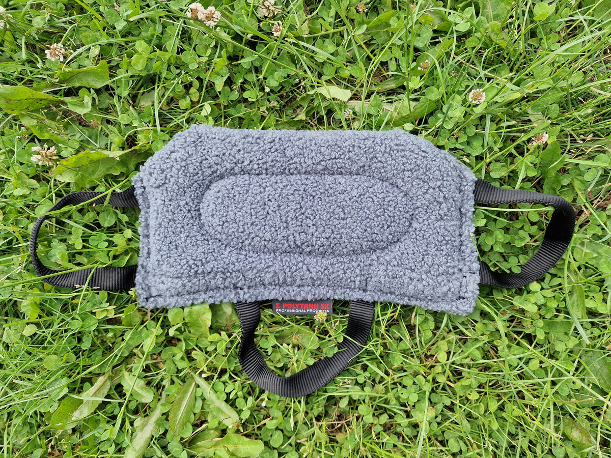 Flad bidepude teddy materiale - hvalp