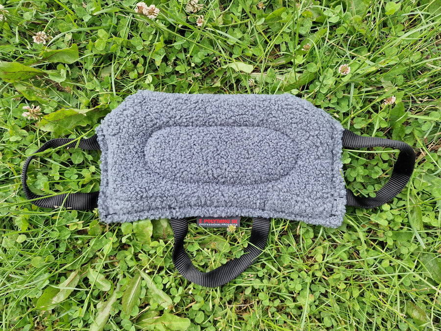 Flad bidepude teddy materiale - hvalp