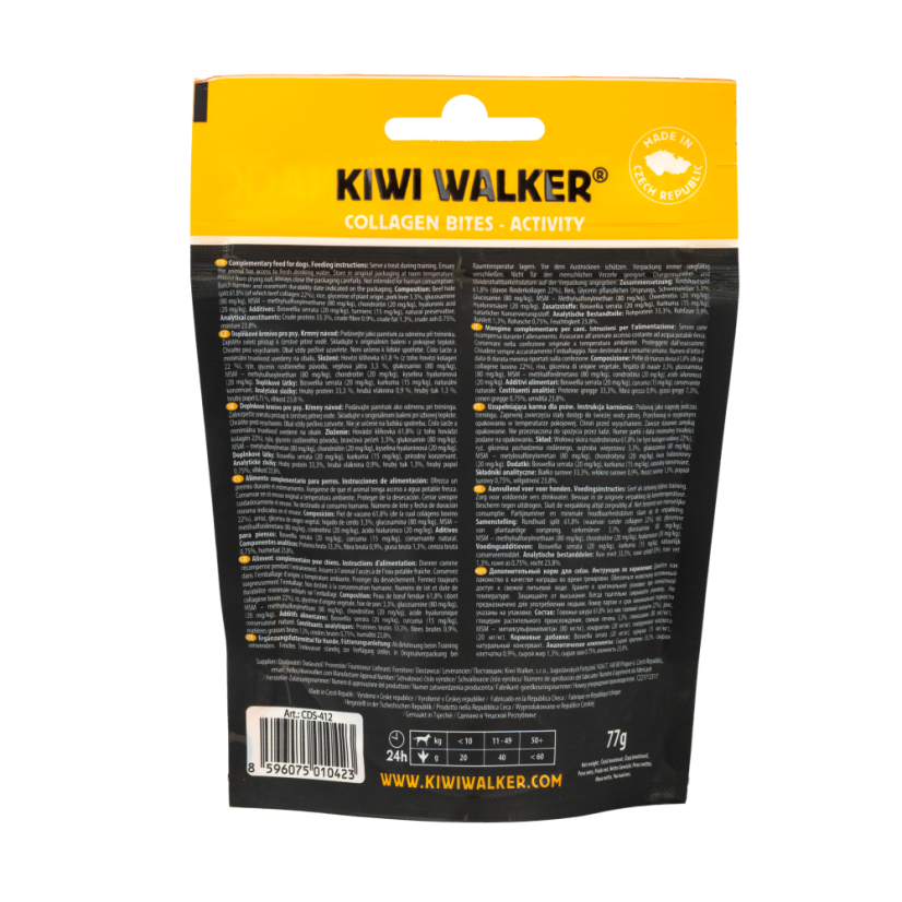 Activity - Collagen bites (Glucosamin, MSM og Chondroitin) - KIWI WALKER
