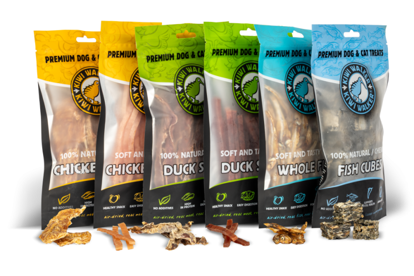 Fish Cubes (100% Natural / Chewy) - Premium Dog & Cat Treats - Kiwi Walker