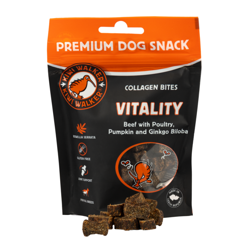 Vitality - Collagen Bites (Græskar og Ginkgo Biloba) - KIWI WALKER